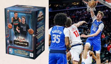 2025-26 Topps Chrome Updates Basketball Cards Blaster Box