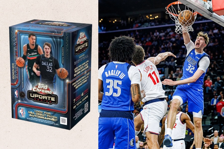 2025-26 Topps Chrome Updates Basketball Cards Blaster Box