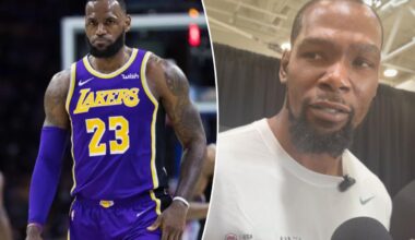 Kevin Durant claims ‘unfair’ LeBron James-76ers double standard