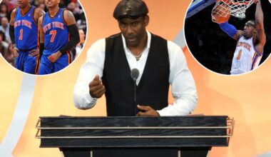 Amar’e Stoudemire inducted into Hall of Fame in fitting full-circle Knicks moment