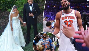 How Knicks’ title run added chaos to Jordyn Woods and Karl-Anthony Towns’ wedding