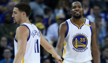 Kevin Durant fires Klay Thompson stray amid ridiculous Warriors-76ers comparison