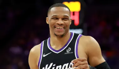 Russell Westbrook during a Sacramento Kings match.