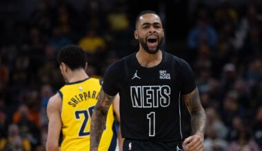 How D'Angelo Russell Could be a Good Resource for Nets' Egor Demin, Mikel Brown Jr.