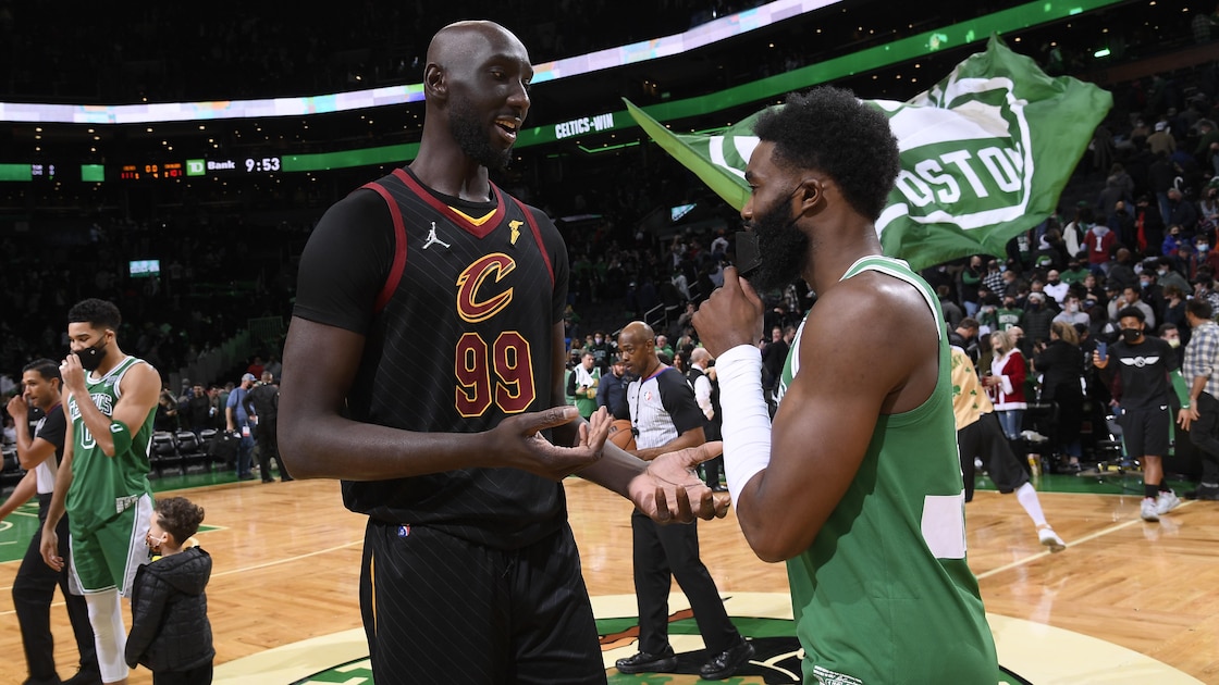 Jaylen Brown Reacts to Tacko Fall Signing 76ers Contract, Played Together on Celtics