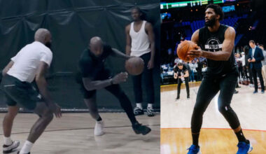 LeBron James, Jaylen Brown and Tyrese Maxey are putting in the work. Where is Joel Embiid?