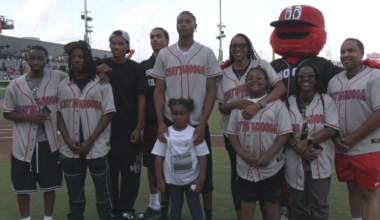 Ace Bailey throws out first pitch at Lookouts game | Local News