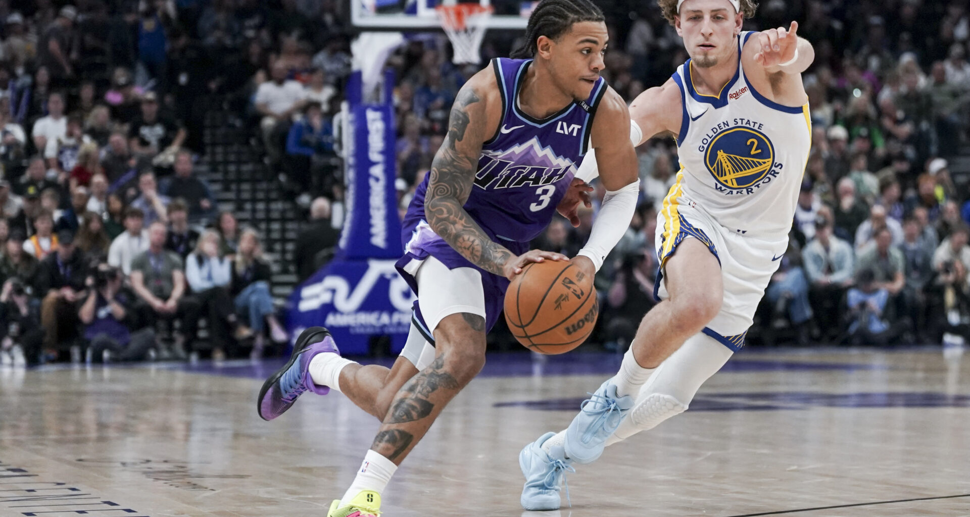 NBA: Golden State Warriors at Utah Jazz