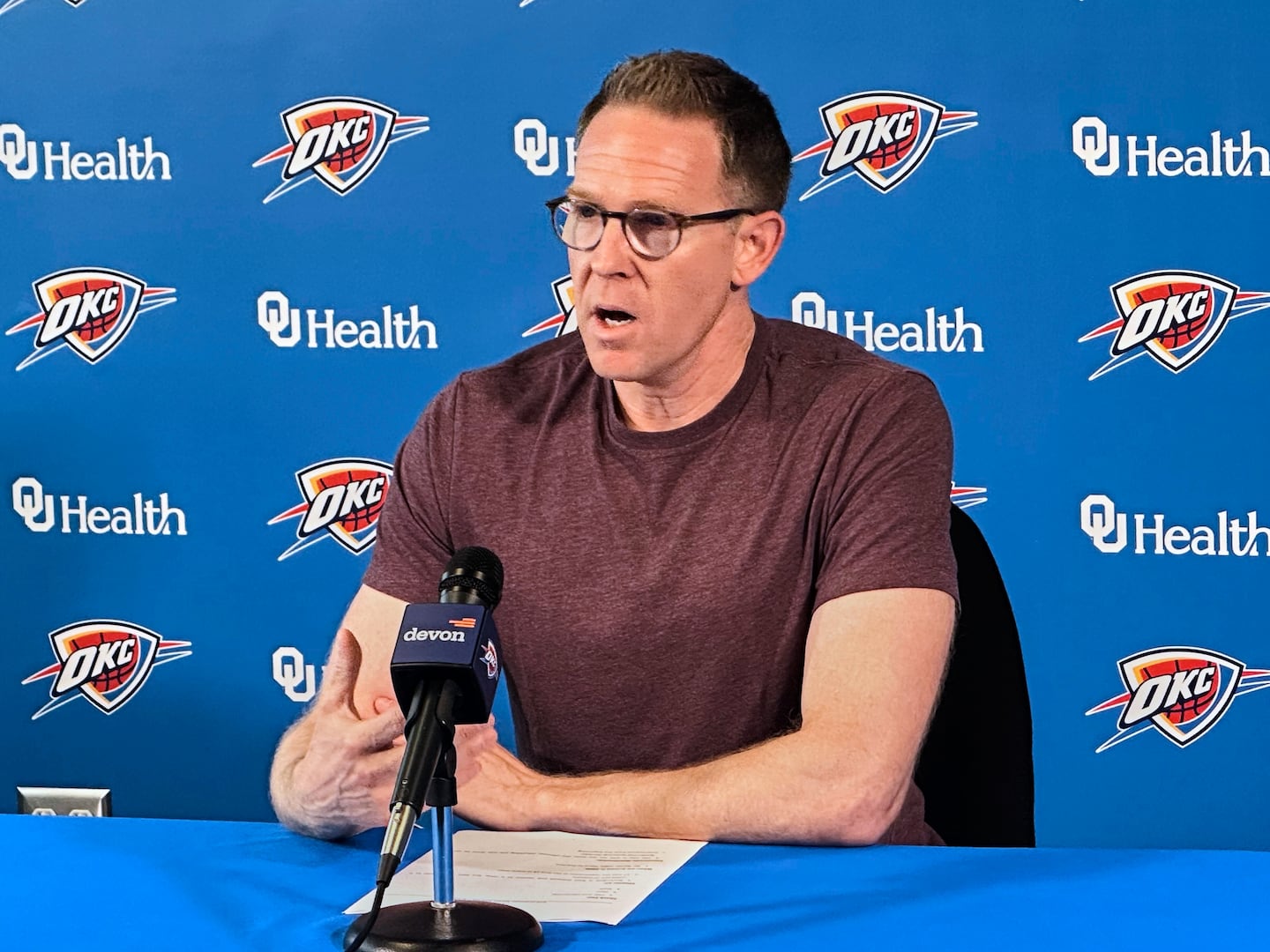 Oklahoma City Thunder general manager Sam Presti had a busy offseason trying to re-tool his team.