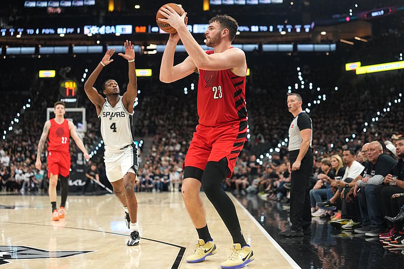 NBA: Playoffs-Portland Trail Blazers at San Antonio Spurs