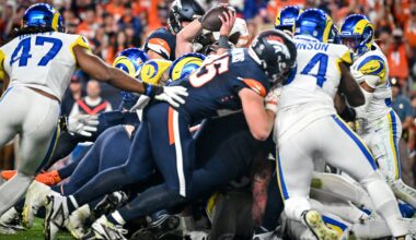 Broncos beat Rams by an inch in thriller after trailing by 16 at the half