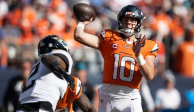 Does Broncos' Bo Nix have too many passes batted down?