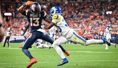 Controversial pass interference penalty sets up Broncos' game-winning touchdown against Rams