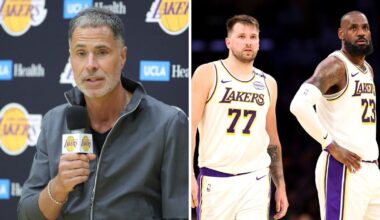 NBA fans feel Rob Pelinka’s Luka Doncic GM clarification is a shot at LeBron James