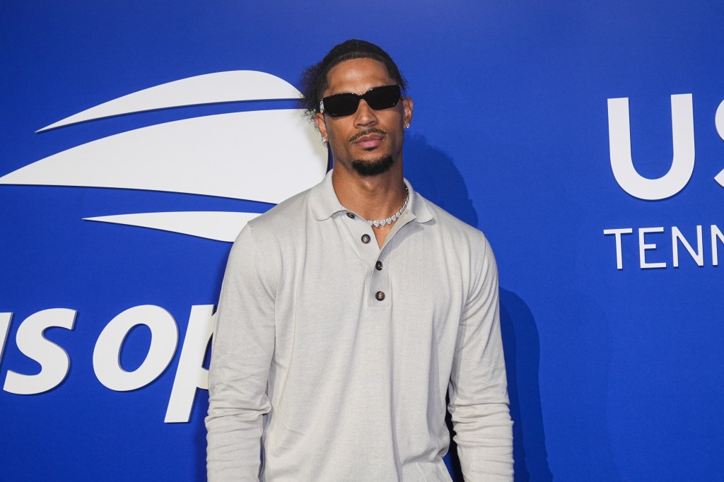 Josh Hart attends the US Open.
