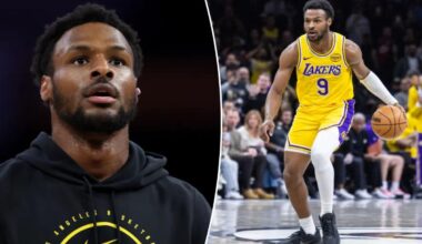 Bronny James reacts to latest Lakers free agent signing elsewhere
