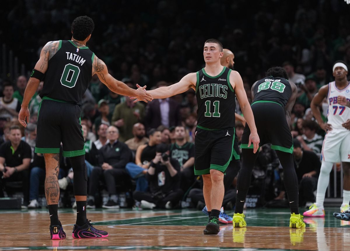 Jayson Tatum and Payton Pritchard Jayson Tatum and Payton Pritchard