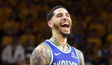Minnesota Timberwolves guard LaMelo Ball Mandatory Credit: Reese Strickland-Imagn Images