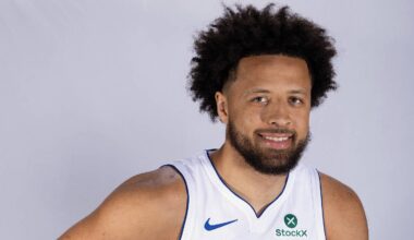 Sep 28, 2026; Detroit, MI, USA;  Detroit Pistons guard Cade Cunningham (2) poses for pictures during the Detroit Pistons Media Day at Little Caesars Arena.  Mandatory Credit: David Reginek-Imagn Images