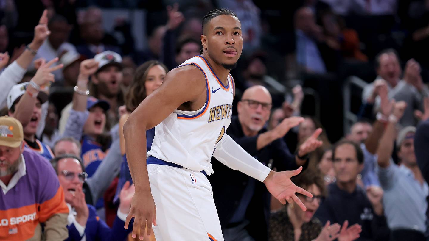 Miles McBride's Season Opener May Have Signaled Knicks' Plans for Him
