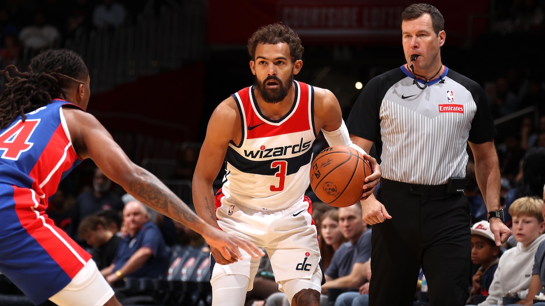 Trae Young, Daniss Jenkins Ejected After Scuffle on Video During Wizards vs. Pistons