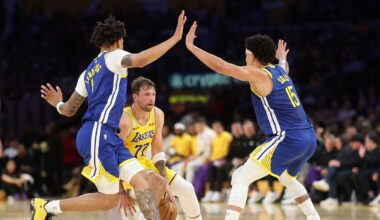 Warriors rookie Lendeborg takes aim at Doncic after Lakers rout