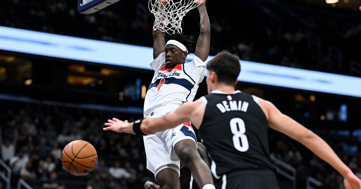 Top draft pick AJ Dybantsa to miss the season opener for Wizards with a sprained ankle | Sports