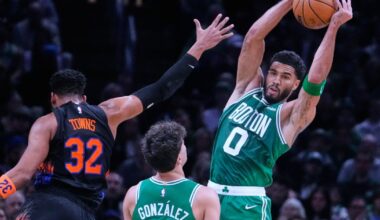 Jayson Tatum vents over Jaylen Brown's 'cap' post as Celtics win overshadowed by trade drama talk
