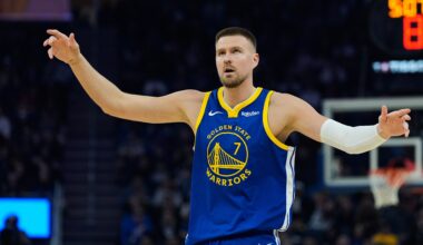 Kristaps Porzingis breaks silence during absence from Warriors