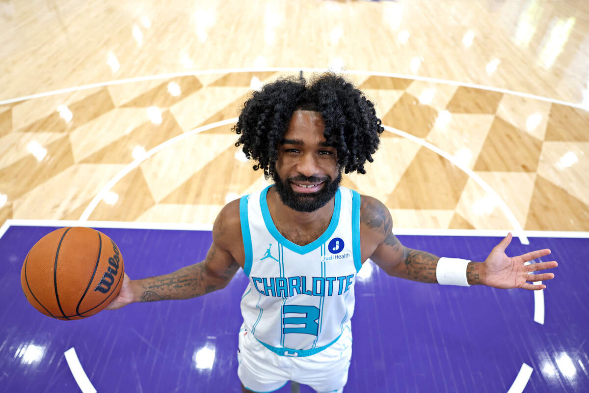 Charlotte Hornets guard Coby White on Monday, Sept. 28, 2026.