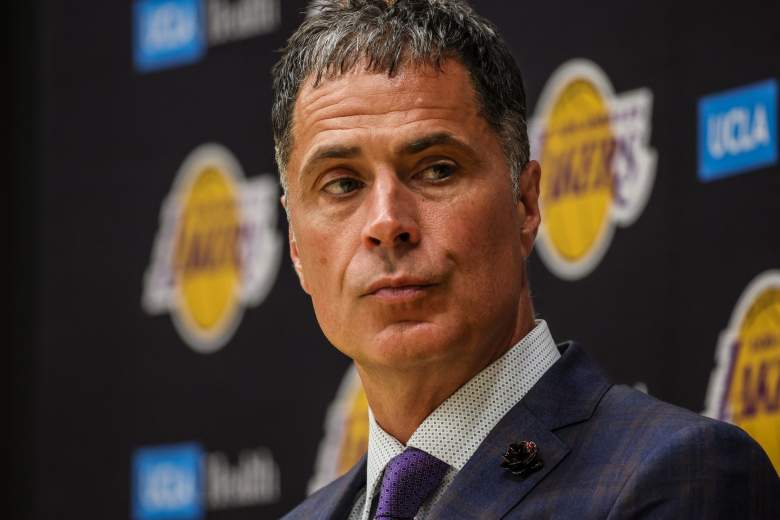 Lakers general manager Rob Pelinka