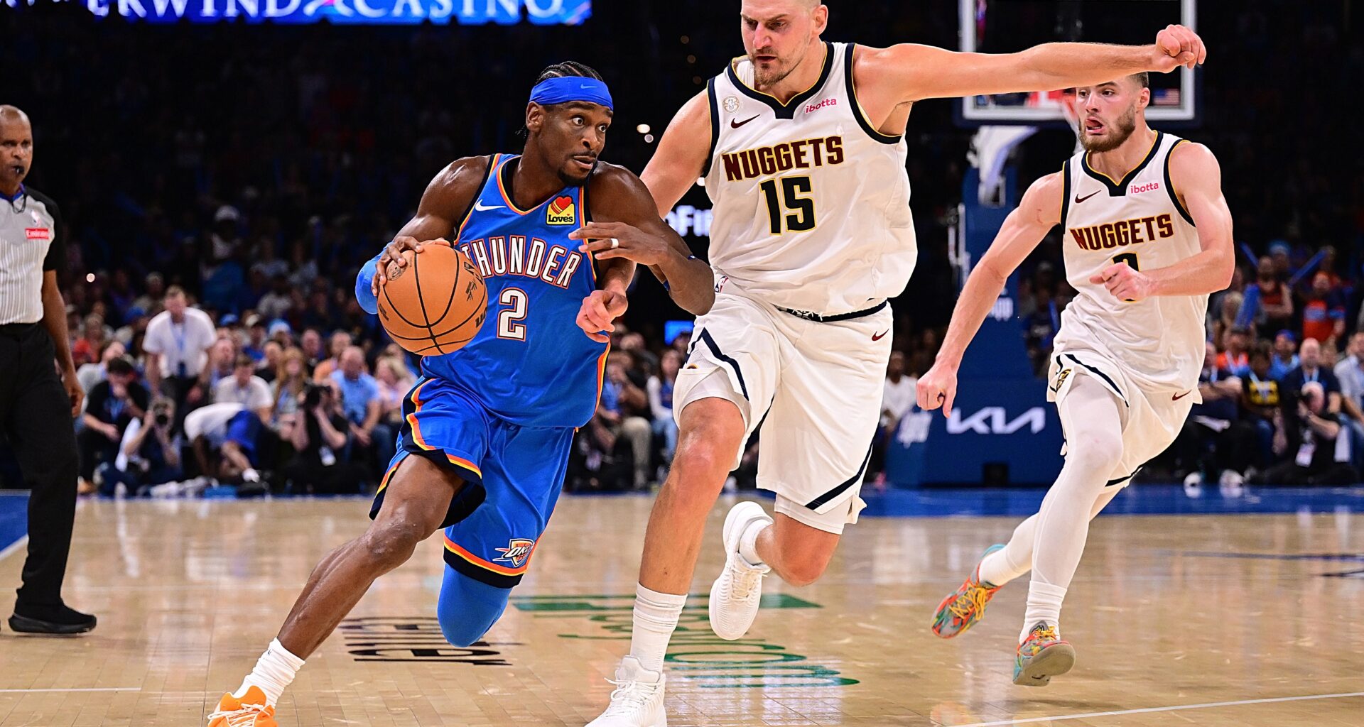Shai Gilgeous-Alexander, Christian Braun react to end of 20-point streak