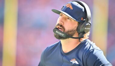 Broncos OC Davis Webb reacts to losing play-calling duties