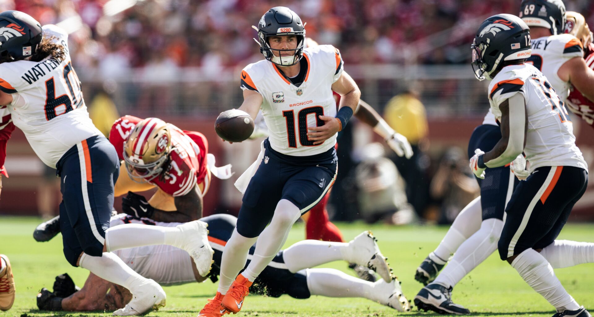 Broncos don't need Bo Nix scared straight. They need him to take chances