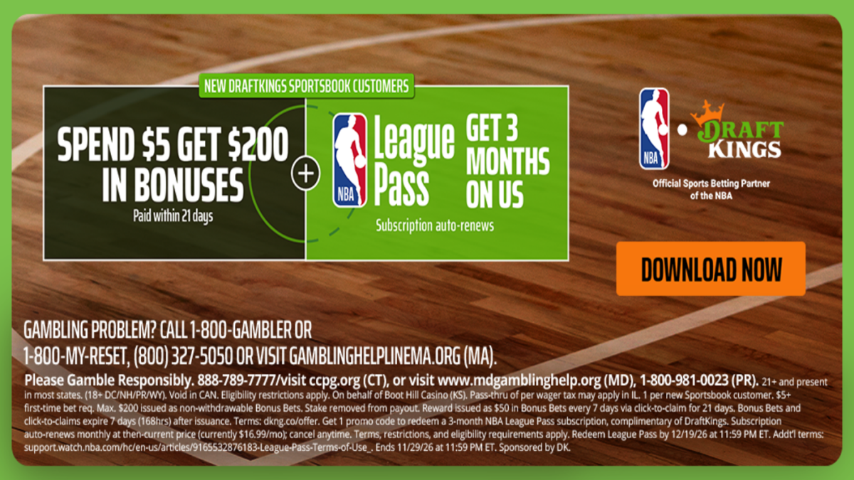 Use DraftKings promo code to get $200 bonus, free NBA League Pass for Bears-Patriots, Thursday Night Football