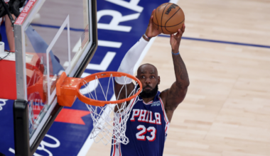 Grading LeBron James' 76ers debut as Philly spoils Knicks' title celebration
