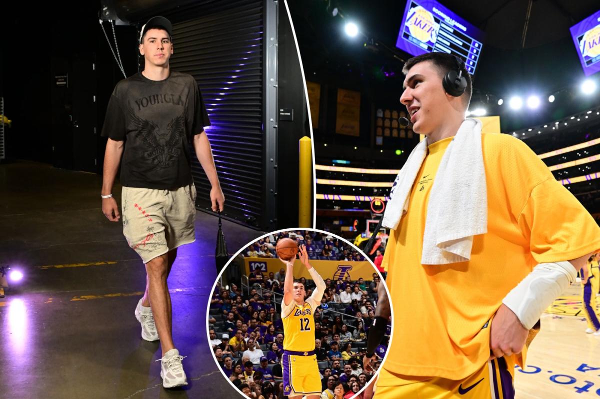 Lakers' Jake LaRavia sitting vs. Clippers, ending streak
