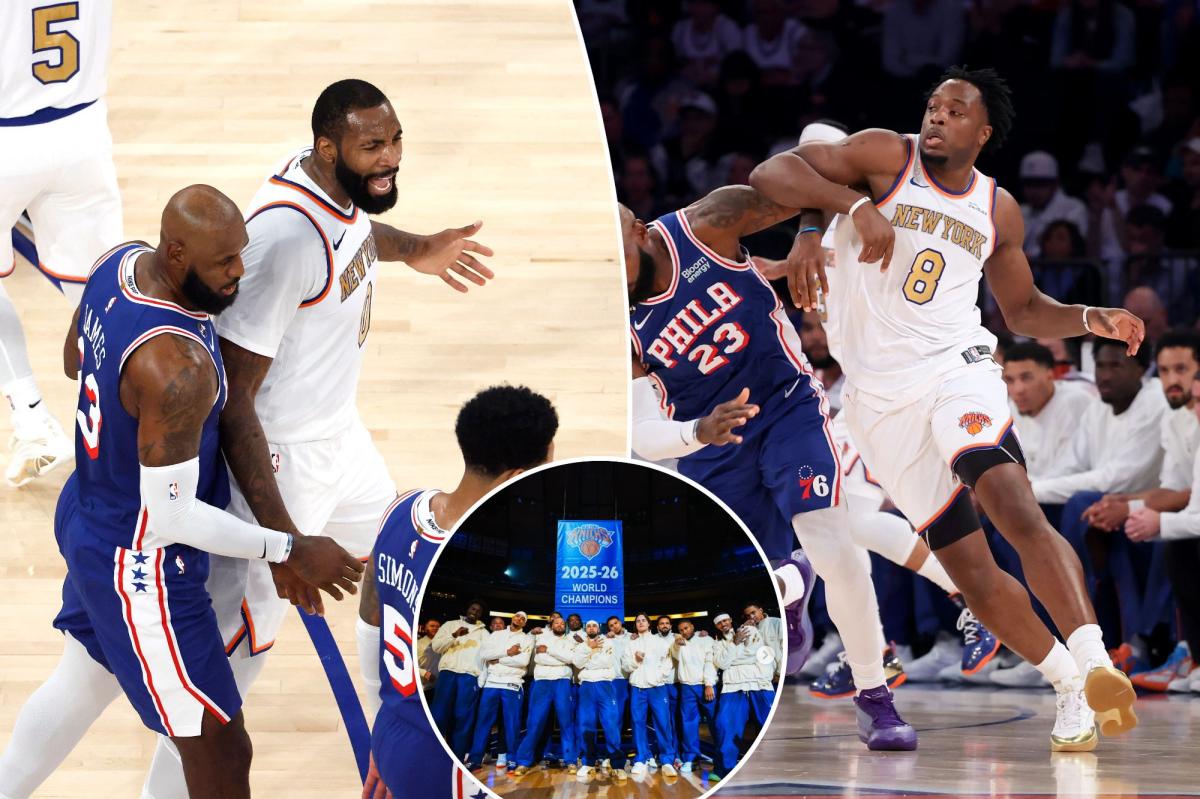 Knicks vs. 76ers live updates: NBA news, scores and highlights from Opening Night