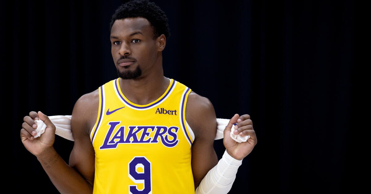 Bronny James continues to refine his role with the Lakers