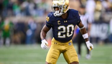 Bucs select Notre Dame CB Benjamin Morrison at 53 in the 2025 NFL Draft
