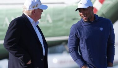 Saquon Barkley spotted with Trump before Philadelphia Eagles' White House visit