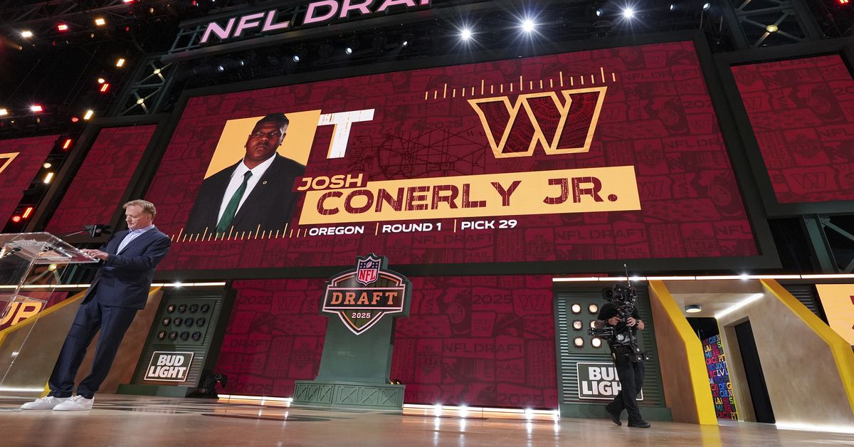 How did Commanders fans grade the Josh Conerly pick in our Hogs Haven survey?