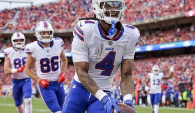 Gambling on James Cook? Bills don’t add RB in 2025 NFL Draft