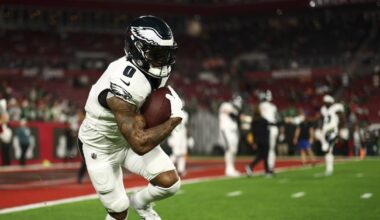 The D’Andre Swift trade between Eagles and Lions finalized during 2025 NFL Draft