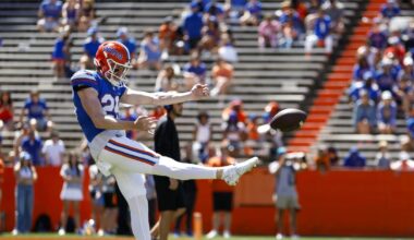 Denver Broncos select Florida punter Jeremy Crawshaw with 216th overall pick