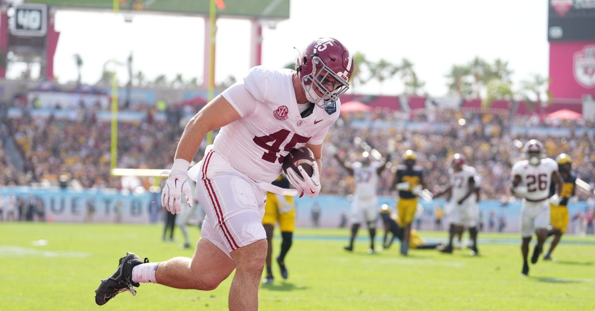 NFL Draft 2025: Seahawks select Alabama FB Robbie Ouzts at pick 175