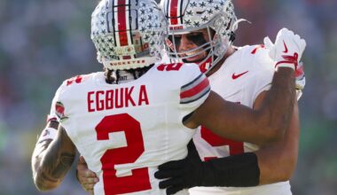 2025 NFL Draft: ESPN’s Peter Schrager mocks Ohio State wide receiver Emeka Egbuka to the Broncos at 20th overall