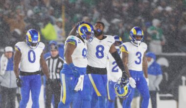 Pat McAfee shared strong stat with Les Snead about Rams’ defensive line