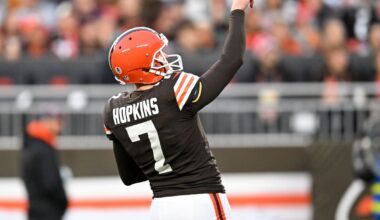 Results from the Dustin Hopkins trade between Browns, Chargers