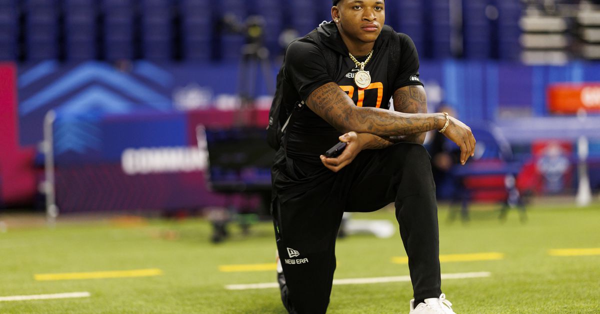 The Panthers select Jimmy Horn Jr with the with the 208th overall pick in the 2025 NFL Draft